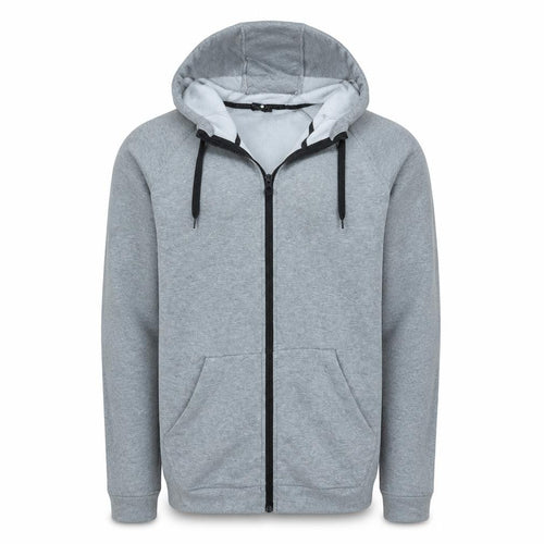 Nike Mens Grey Full Zip Hoodie Dri-FIT Sports Fleece Size S