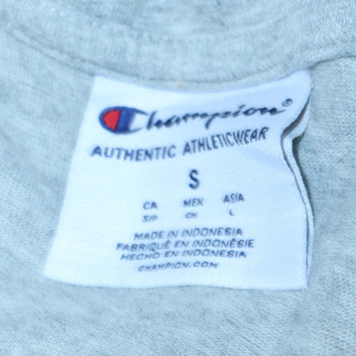 Champion Men's Grey Pullover Hoodie Size S Regular Fit