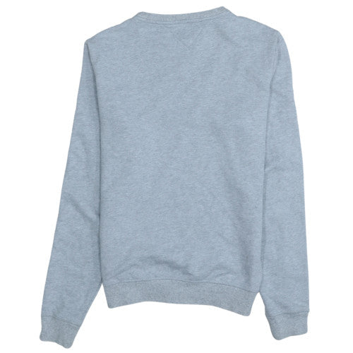 Tommy Hilfiger Men's Grey Logo Tape Pullover Sweatshirt Size S