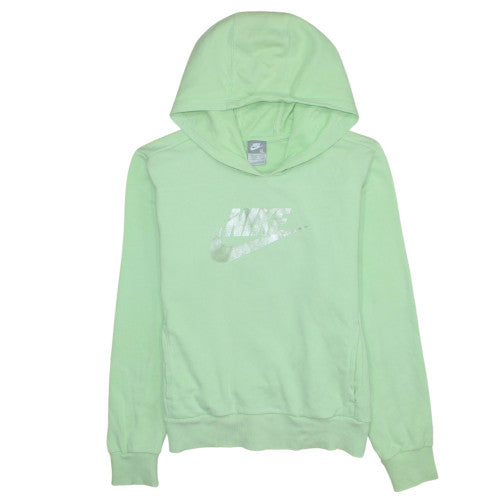 Nike Girls Mint Green XL Pullover Hoodie Sweatshirt Cotton Blend