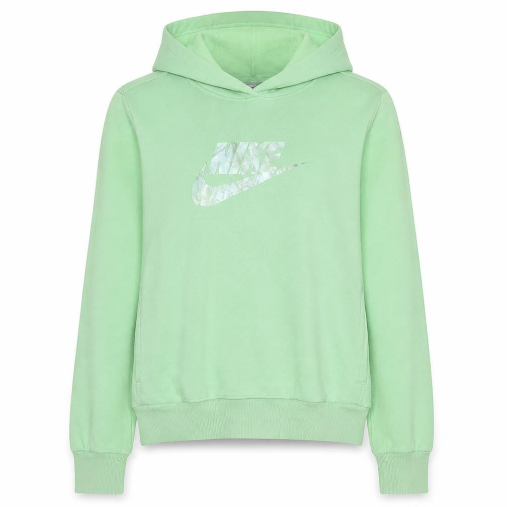 Nike Girls Mint Green XL Pullover Hoodie Sweatshirt Cotton Blend