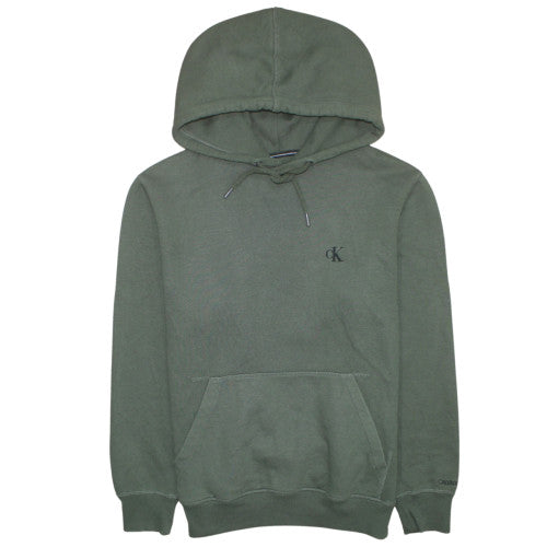 Calvin Klein Jeans Men's Green Pullover Hoodie Size M