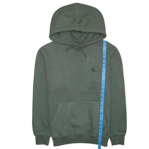 Calvin Klein Jeans Men's Green Pullover Hoodie Size M
