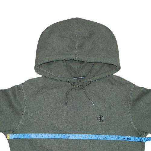 Calvin Klein Jeans Men's Green Pullover Hoodie Size M