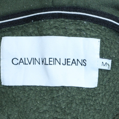 Calvin Klein Jeans Men's Green Pullover Hoodie Size M
