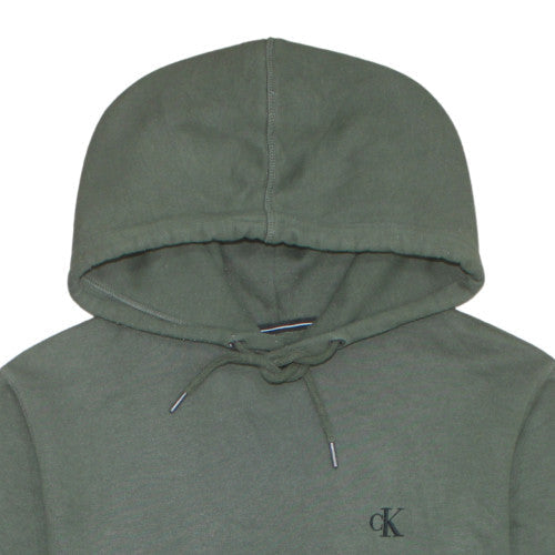 Calvin Klein Jeans Men's Green Pullover Hoodie Size M