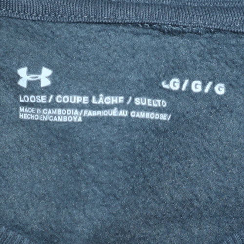 Under Armour Men's Grey Long Sleeve Pullover Sweatshirt L