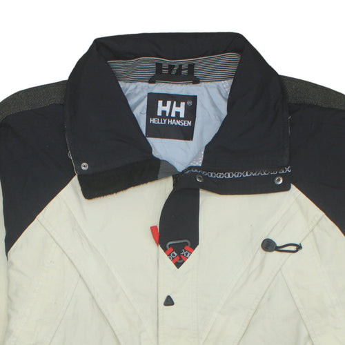 Helly Hansen Men's Beige Winter Parka Jacket Size S Water Resistant