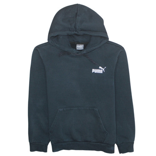 Puma Men's Black Pullover Hoodie Size S Fleece Sportswear