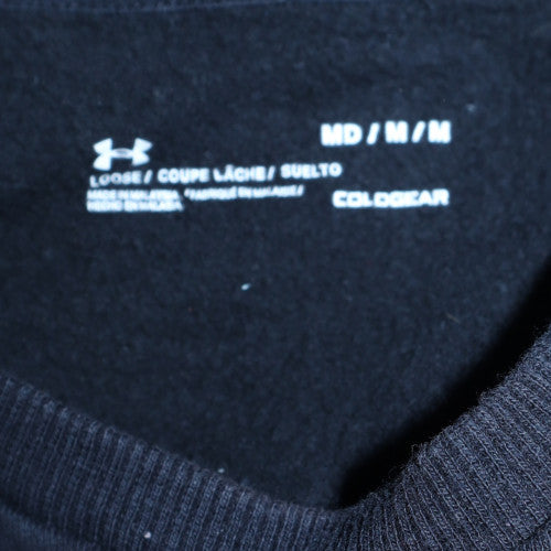 Under Armour Men's Black Medium Crew Neck Pullover Sweatshirt