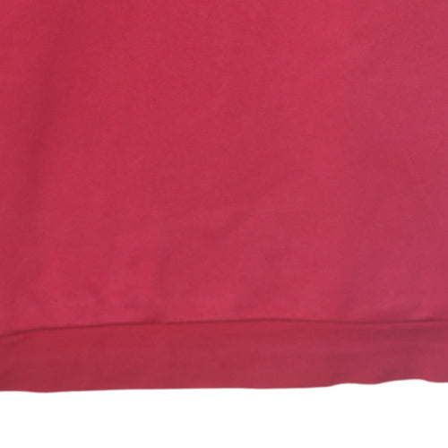 BOSS Boys Red Crew Neck Pullover Sweatshirt 16 Years Cotton Blend
