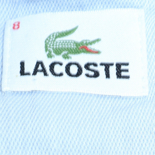 Lacoste Men's Blue V-Neck Cotton Jumper 2XL Classic Fit