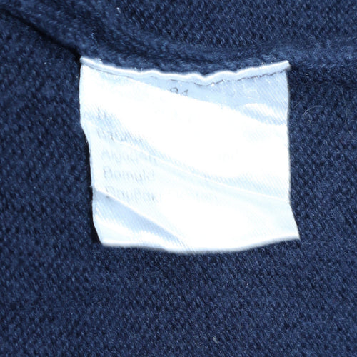 Lacoste Men's Blue V-Neck Cotton Jumper 2XL Classic Fit