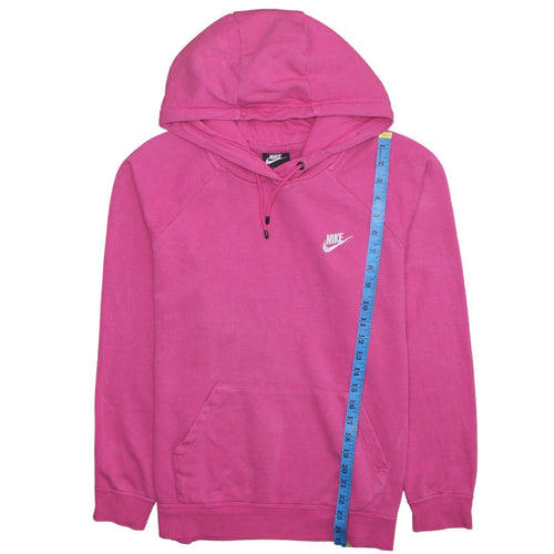 Nike Women’s Pink Pullover Hoodie Large Lined Casual Sportswear
