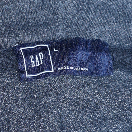 GAP Men’s Blue Full Zip Hoodie Sweatshirt Size L