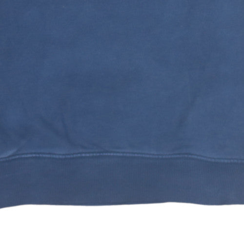 Vans Mens Blue Pullover Sweatshirt Small Crew Neck Classic Logo