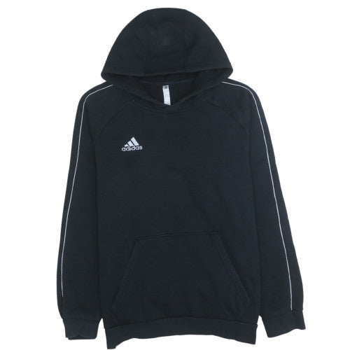 Adidas Men's Black Pullover Hoodie Medium Fleece Sportswear