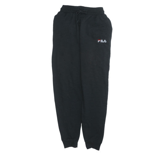 FILA Men's Black Jogger Sweatpants Size S Regular Fit Fleece