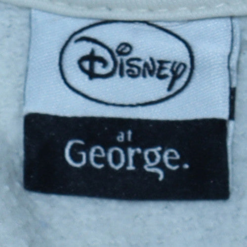 Disney at George Women White Thumper Pullover Sweatshirt Size M