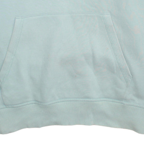 Champion Women’s Light Blue Pullover Hoodie Medium Cotton Blend