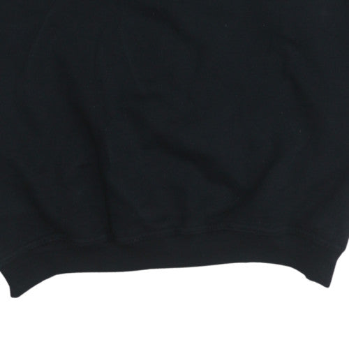 Le Coq Sportif Men's Black Crew Neck Pullover Sweatshirt M