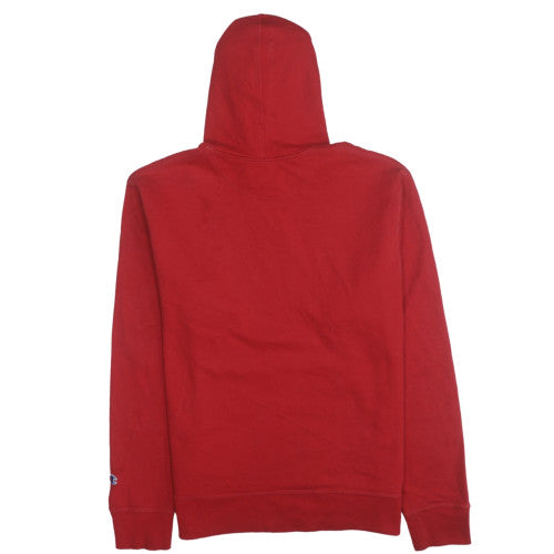 Champion Men's Red Pullover Hoodie M Classic Fleece Sweatshirt