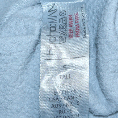 boohooMAN Men's White Graphic Print Pullover Hoodie Size S