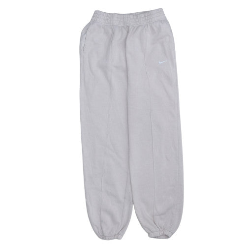 Nike Womens Grey Small Jogger Sweatpants Elastic Waist Cotton Blend