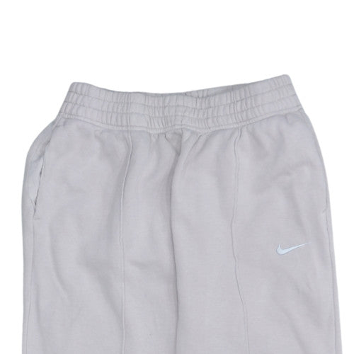 Nike Womens Grey Small Jogger Sweatpants Elastic Waist Cotton Blend