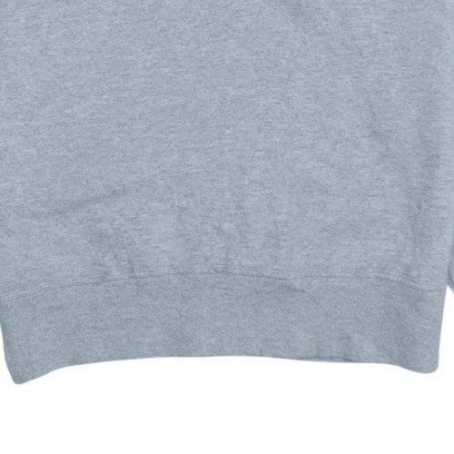 Champion Mens Grey Crew Neck Fleece Sweatshirt Size S Classic Fit