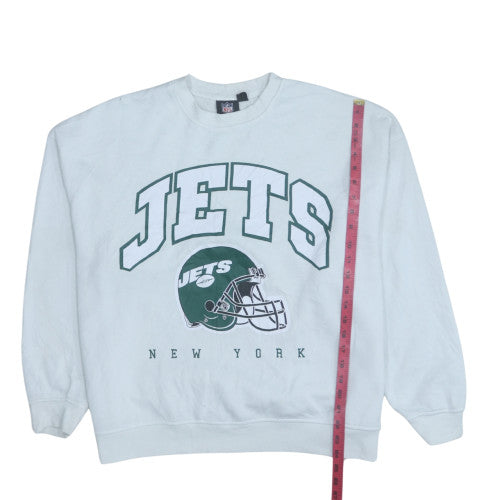 Primark NFL Women's Grey New York Jets Pullover Sweatshirt Size M