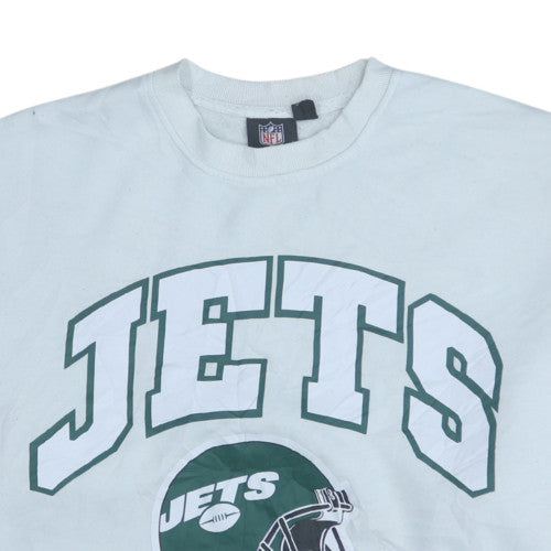 Primark NFL Women's Grey New York Jets Pullover Sweatshirt Size M