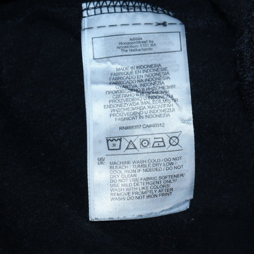 Adidas Womens Black Size 12 Crew Neck Pullover Sweatshirt