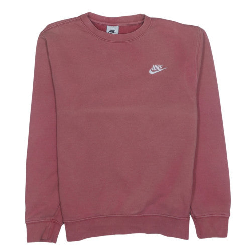 Nike Womens Pink XS Crew Neck Pullover Sweatshirt
