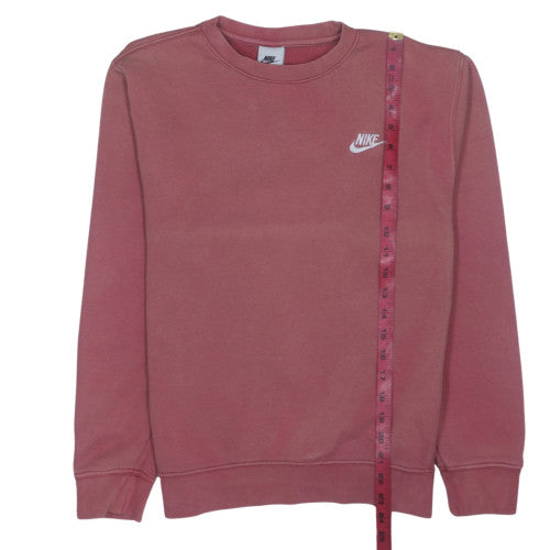 Nike Womens Pink XS Crew Neck Pullover Sweatshirt