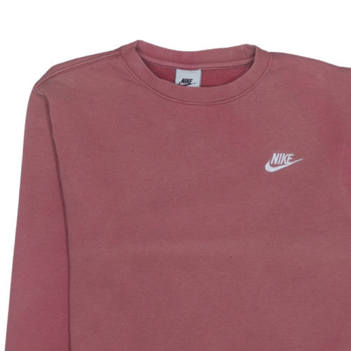 Nike Womens Pink XS Crew Neck Pullover Sweatshirt