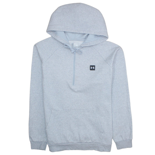Under Armour Men’s Grey 2XL Half Zip Hoodie with Logo