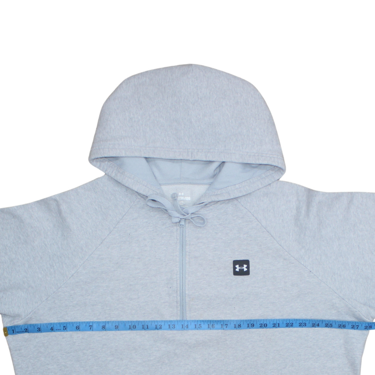 Under Armour Men’s Grey 2XL Half Zip Hoodie with Logo