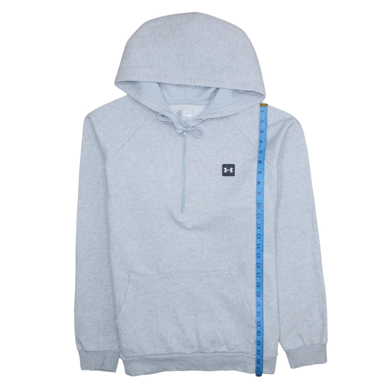 Under Armour Men’s Grey 2XL Half Zip Hoodie with Logo