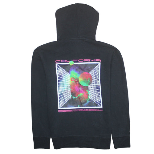 Hollister Men’s Black Pullover Hoodie XS Logo Graphic Print Fleece