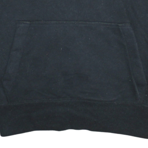 Hollister Men’s Black Pullover Hoodie XS Logo Graphic Print Fleece