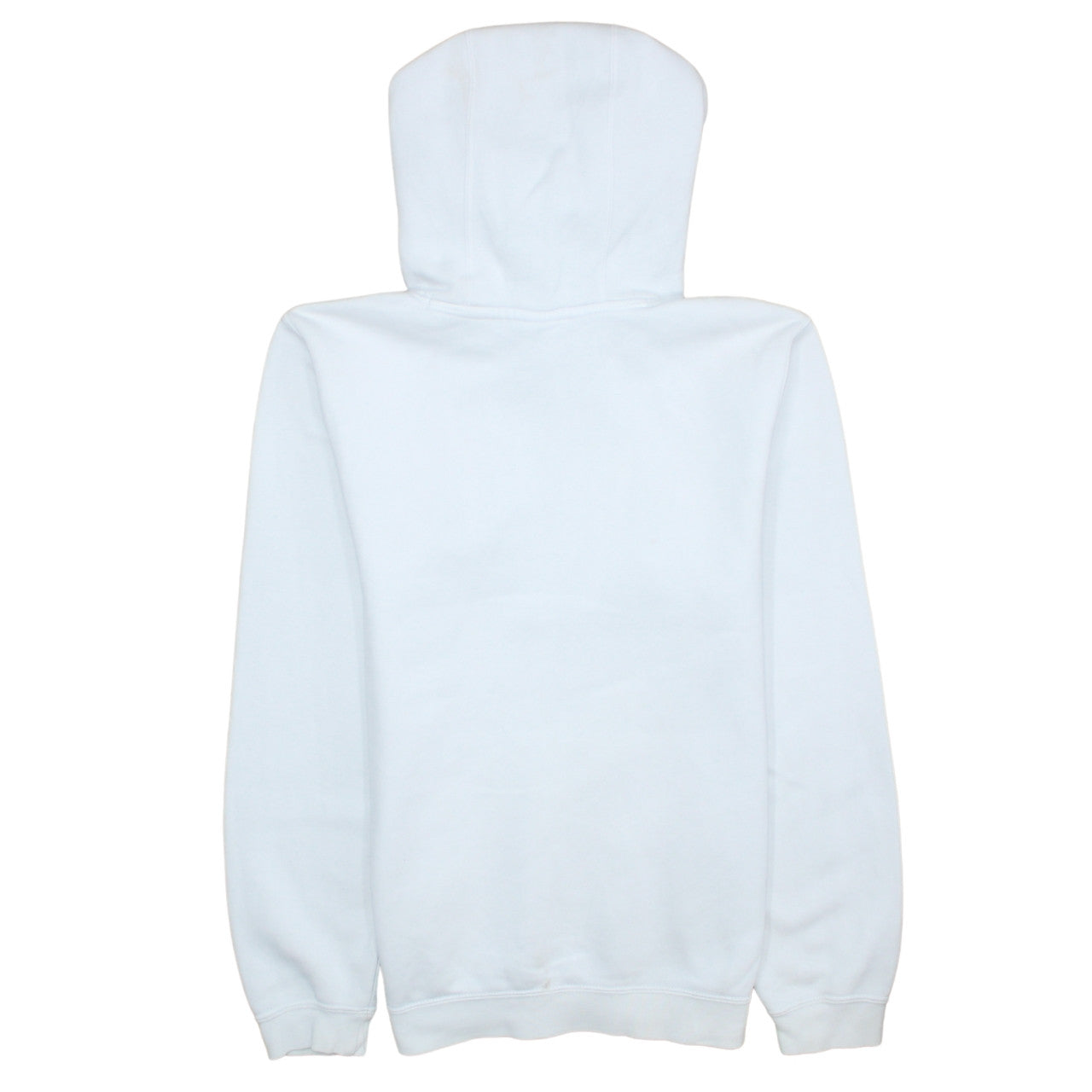 Nike Men's White Pullover Hoodie Small Graphic Logo Fleece