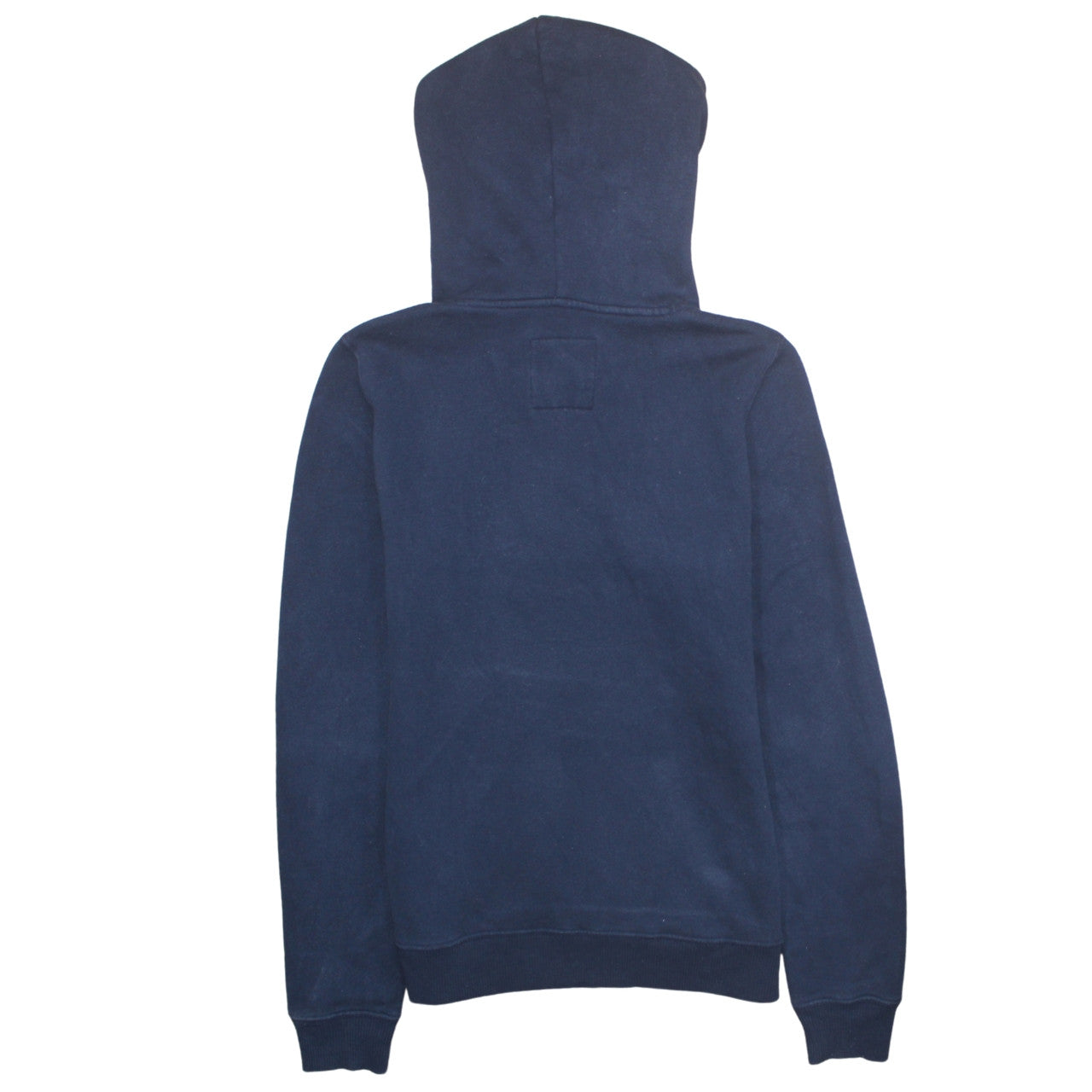 Hollister Men's Blue Pullover Hoodie M Logo Graphic Fleece