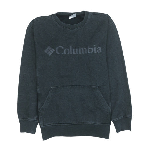Columbia Men's Black Logo Crew Neck Fleece Sweatshirt M