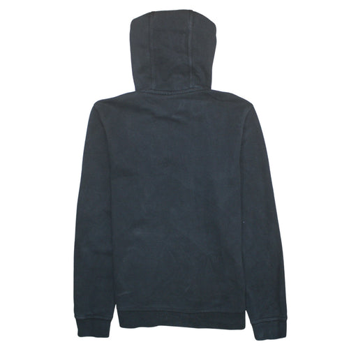 Nike Mens Black L Pullover Hoodie Graphic Logo Cotton Sweatshirt