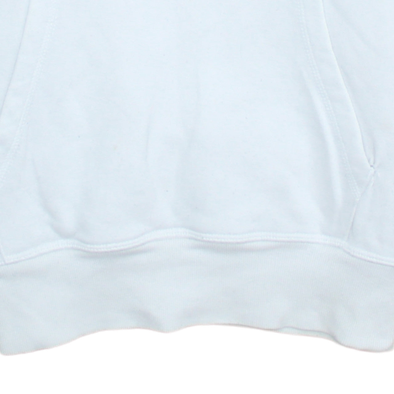 Champion Men's White Pullover Hoodie Medium Fleece Logo Sweatshirt