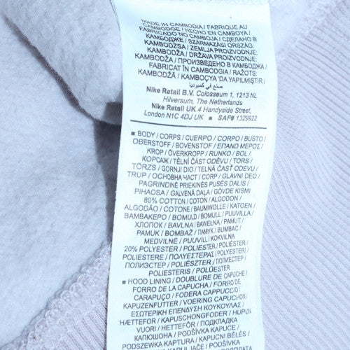 Nike Women’s Grey Pullover Hoodie XS Hooded Sweatshirt