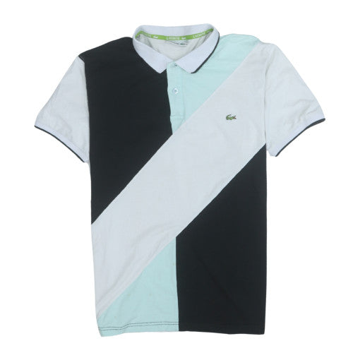 Lacoste Men’s Multicoloured Cotton Polo Shirt XL Colourblock