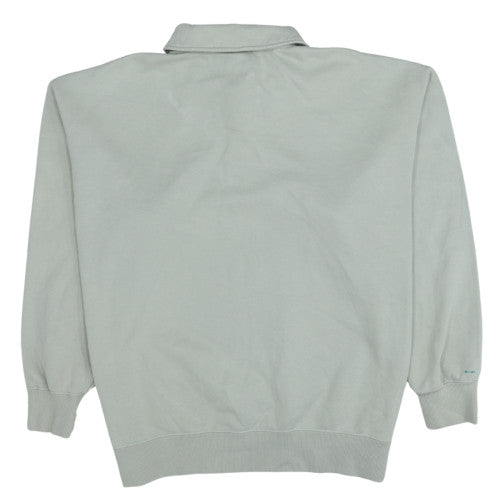 Puma Men's Beige Collared Henley Sweatshirt Size L