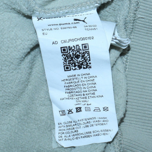 Puma Men's Beige Collared Henley Sweatshirt Size L